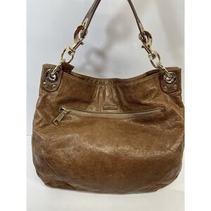 Rebecca Minkoff Large Slouchy Cognac Leather Hobo Handbag Purse Satchel NEW